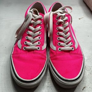 Womens 8.5 Hot Pink Vans